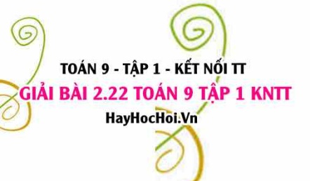 Bài 2.22 Trang 42 Toán 9 Tập 1 Kết nối tri thức: Tìm điều kiện xác định của phương trình